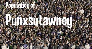 Population of Punxsutawney, PA