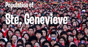 Population of Ste. Genevieve, MO
