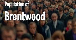 Population of Brentwood, CA