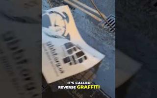 Reverse graffiti