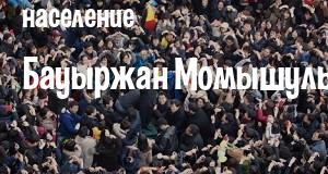 Население Бауыржан Момышулы
