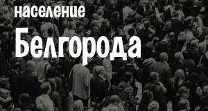 Население Белгорода