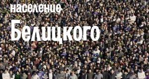 Население Белицкого