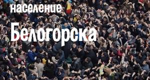 Население Белогорска