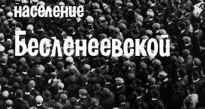 Население Бесленеевской