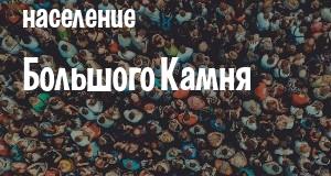 Население Большого Камня