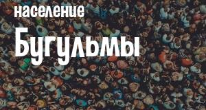 Население Бугульмы