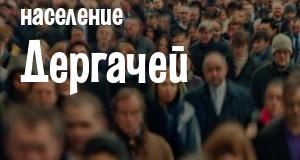 Население Дергачей