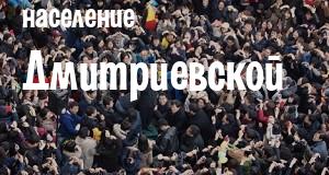 Население Дмитриевской