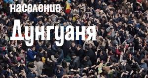 Население Дунгуаня