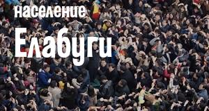 Население Елабуги