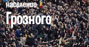 Население Грозного