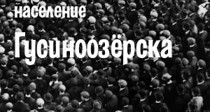 Население Гусиноозёрска