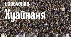 Население Хуайнаня