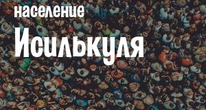 Население Исилькуля