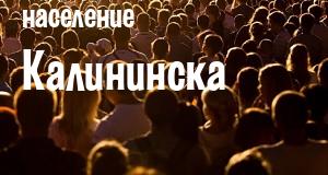 Население Калининска