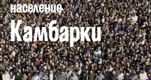 Население Камбарки