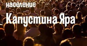 Население Капустина Яра