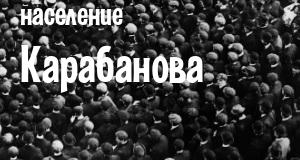 Население Карабанова