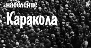 Население Каракола