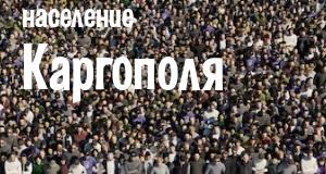 Население Каргополя