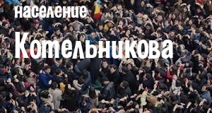 Население Котельникова