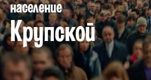 Население Крупской