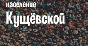 Население Кущёвской