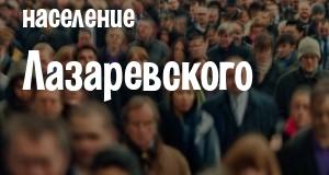 Население Лазаревского