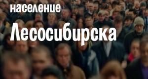Население Лесосибирска