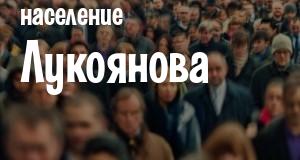 Население Лукоянова