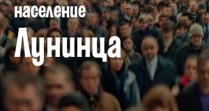 Население Лунинца