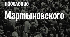 Население Мартыновского