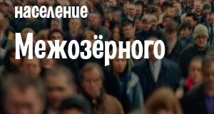 Население Межозёрного