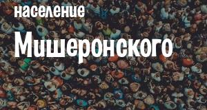 Население Мишеронского
