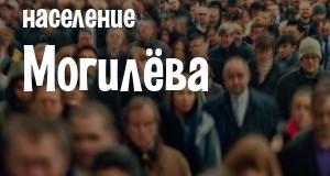 Население Могилёва