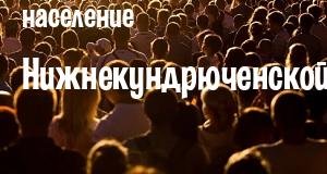 Население Нижнекундрюченской