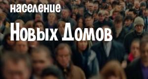 Население Новых Домов