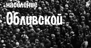 Население Обливской