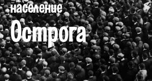 Население Острога