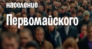 Население Первомайского