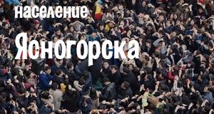 Население Ясногорска