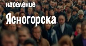 Население Ясногорска