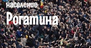 Население Рогатина