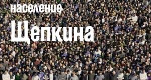 Население Щепкина