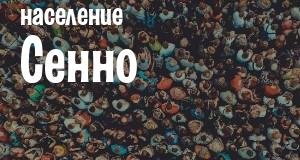Население Сенно