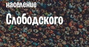 Население Слободского