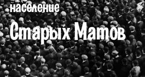 Население Старых Матов