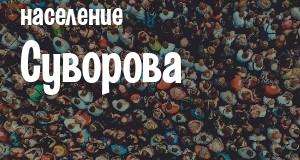 Население Суворова
