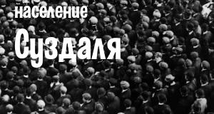 Население Суздаля